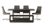 Oxford Basalt Grey Dining Table, 4 Chairs and Bench